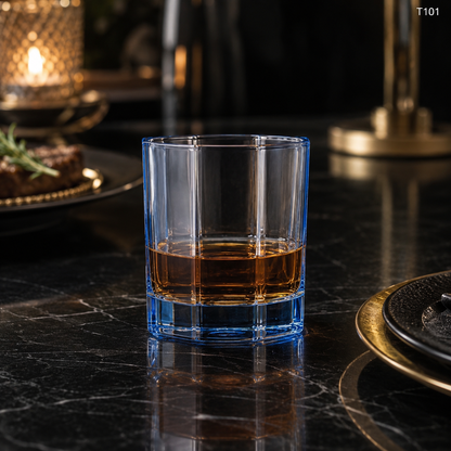 T101 old fashioned lowball glass lifestyle set of 6