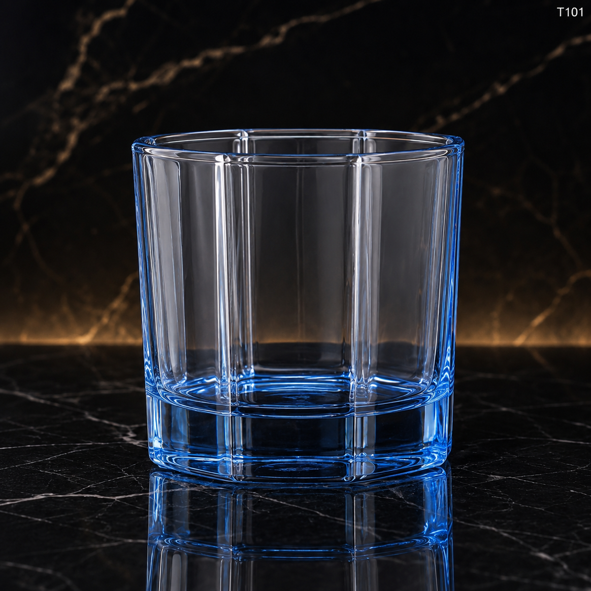 T101 old fashioned lowball glass close-up
