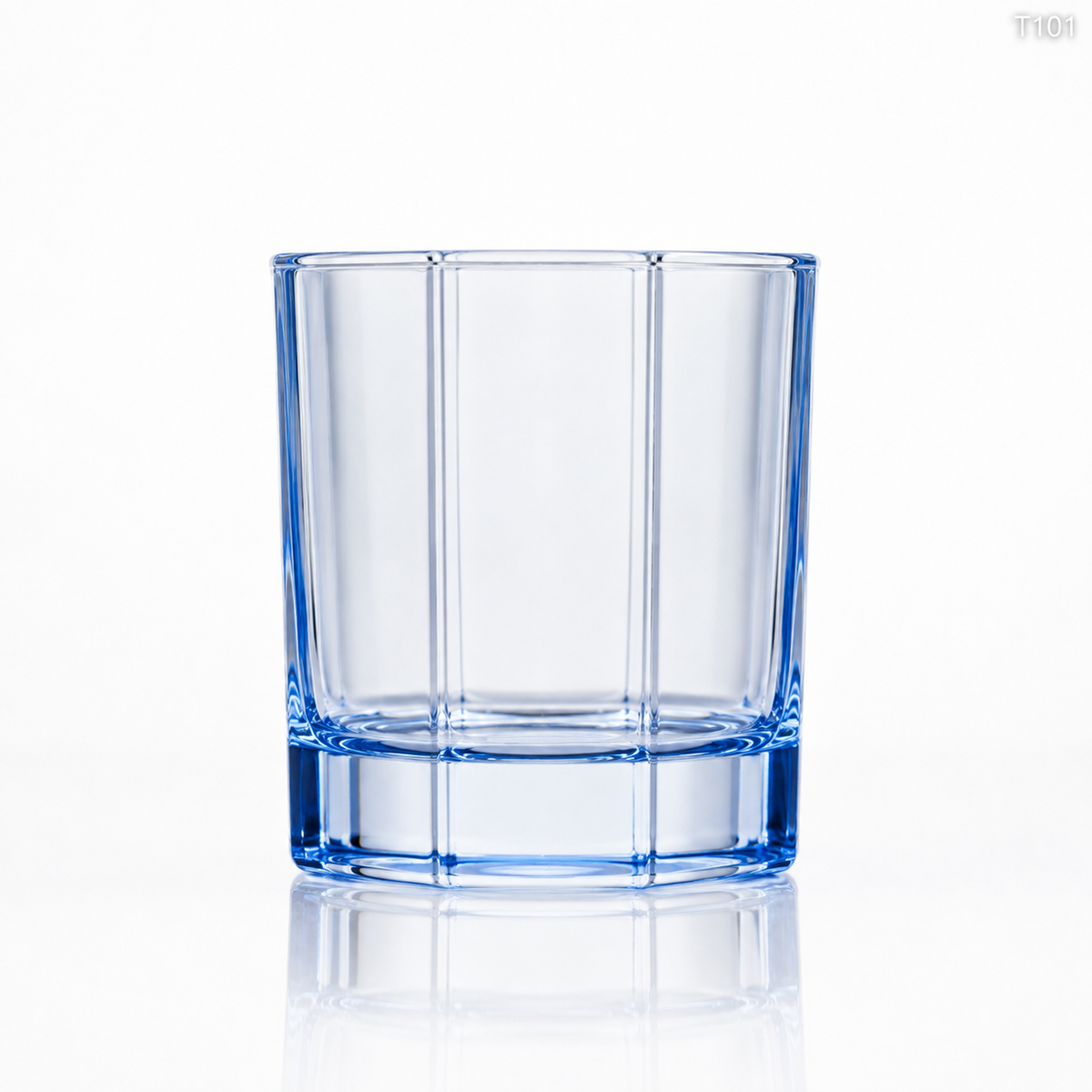 T101 old fashioned lowball glass white background