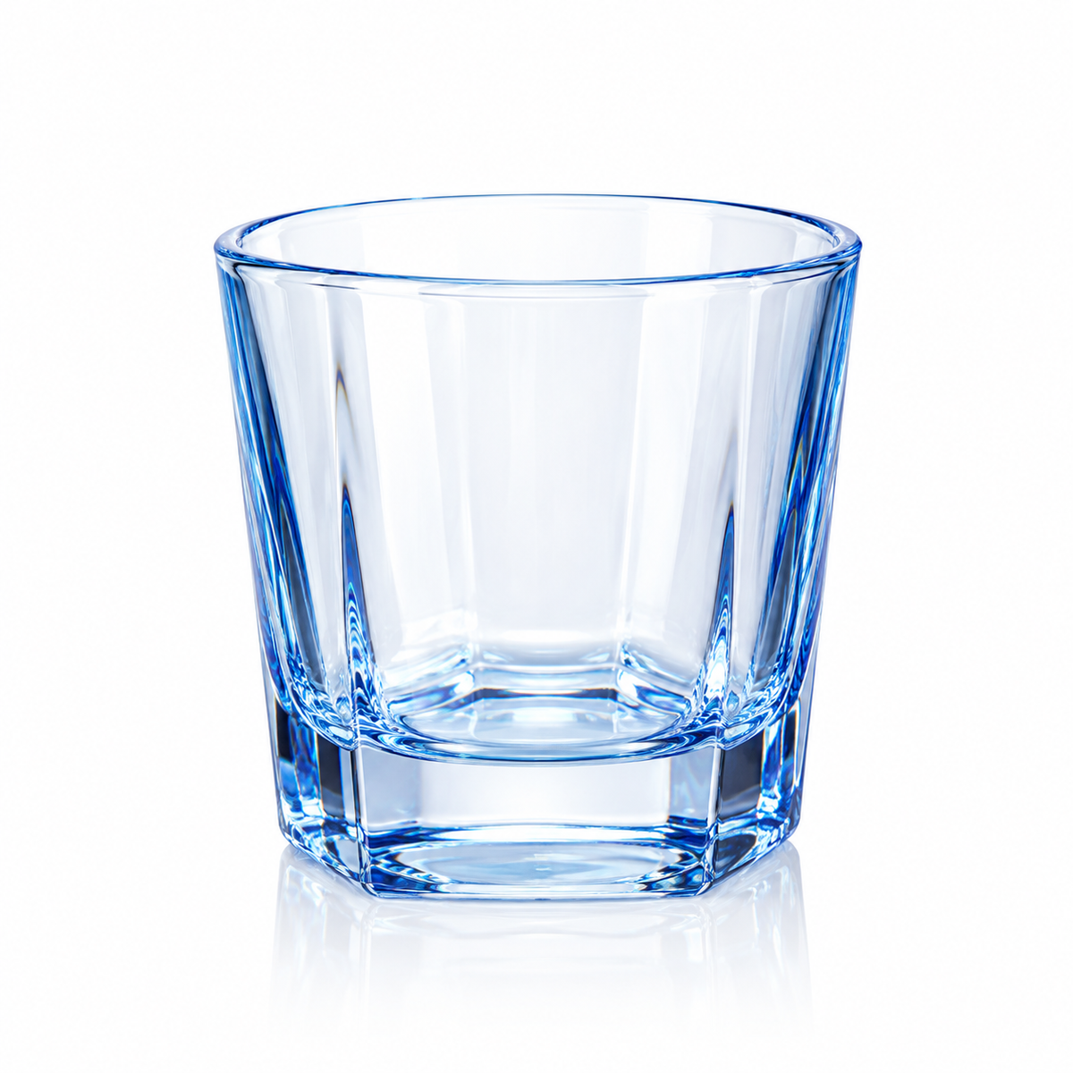 Rose crystal octagonal tumbler