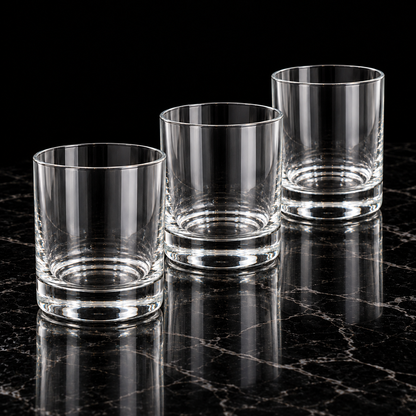 Old Fashioned Glass on black marble
