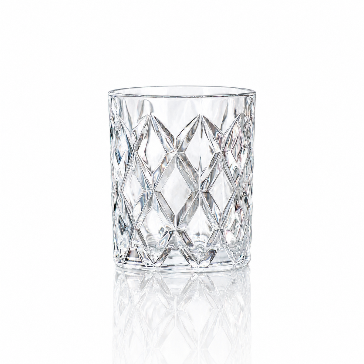T108 dark luxury hero old fashioned lowball glass set of 6