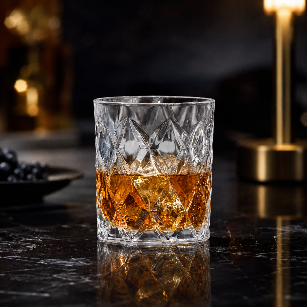 T108 old fashioned lowball glass lifestyle set of 6