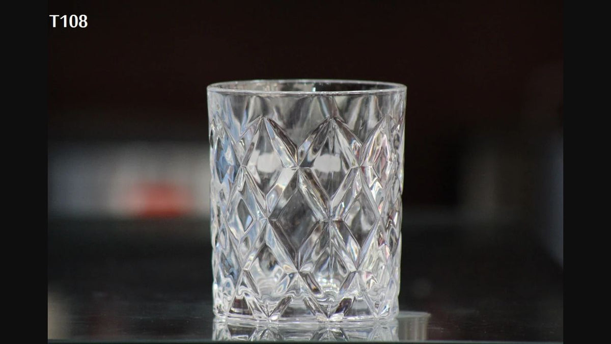 T108 old fashioned lowball glass feature infographic