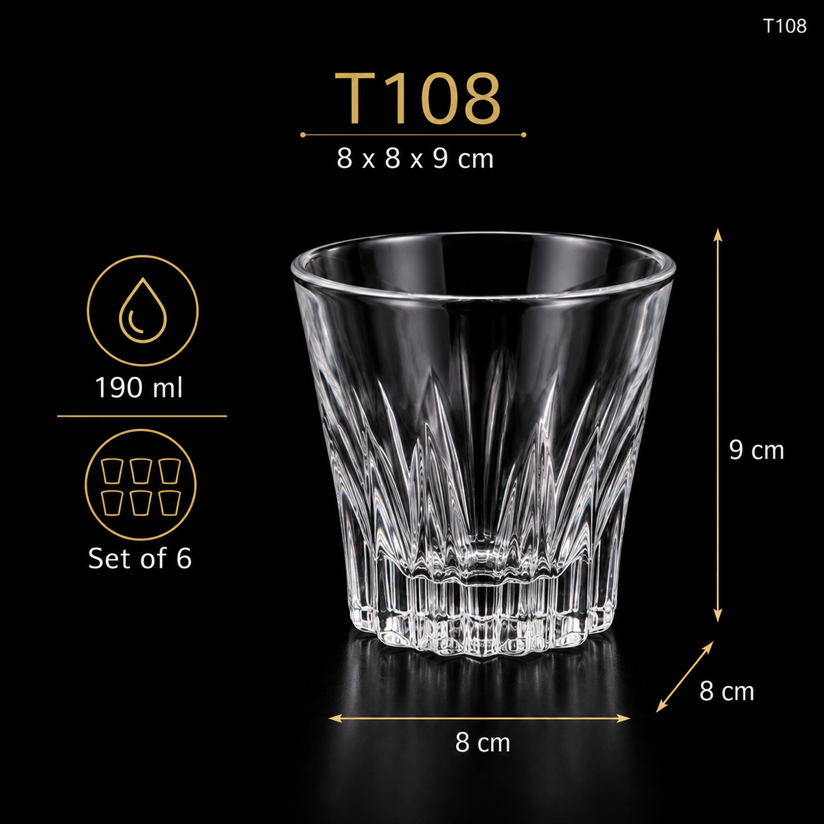 T108 dimension infographic