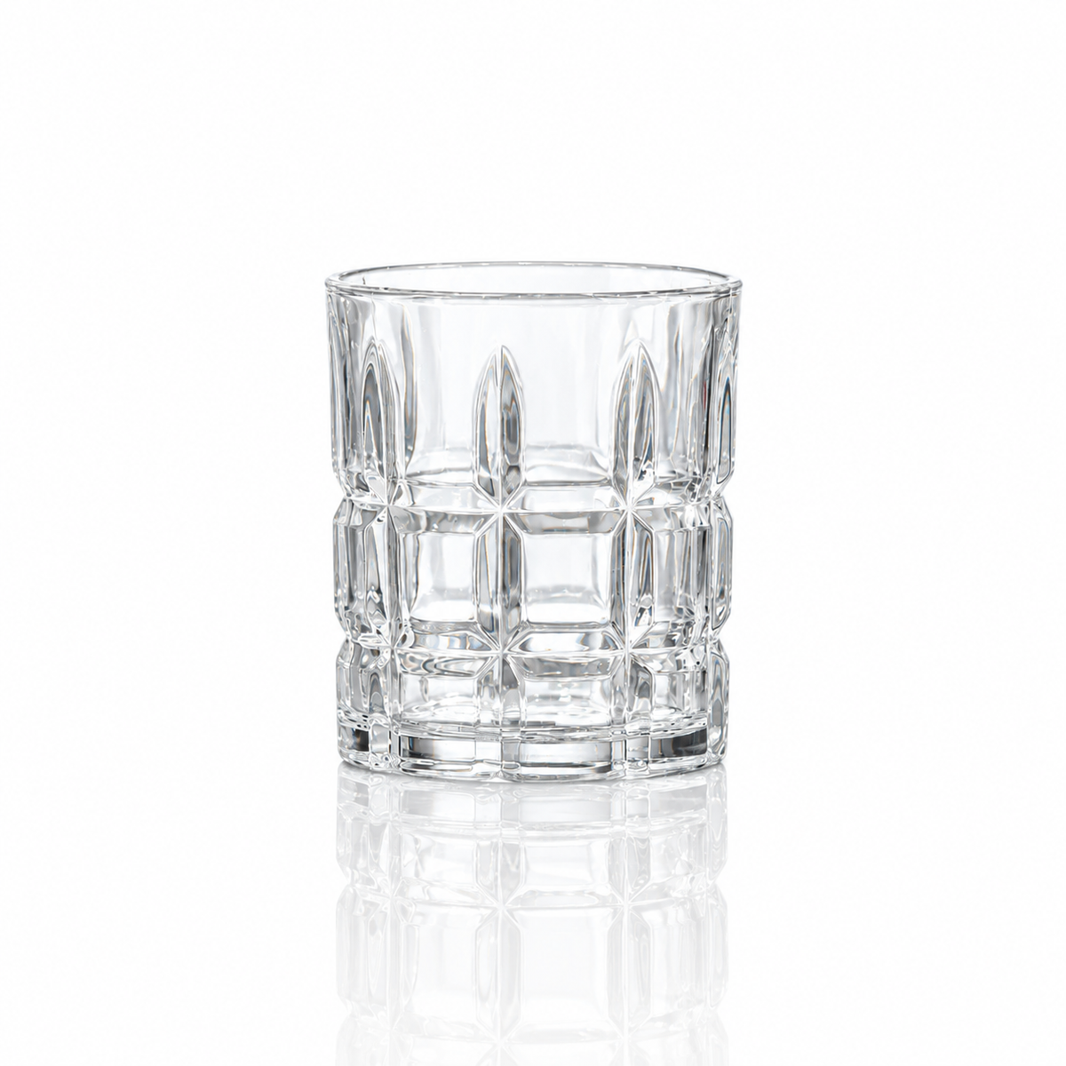 T109 dark luxury hero old fashioned lowball glass set of 6