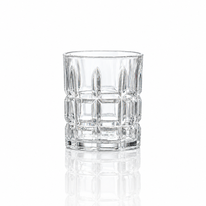 T109 dark luxury hero old fashioned lowball glass set of 6