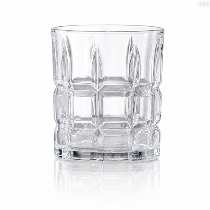 T109 old fashioned lowball glass white background
