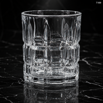 T109 old fashioned lowball glass close-up
