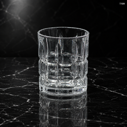 T109 set of 6 old fashioned lowball glasses