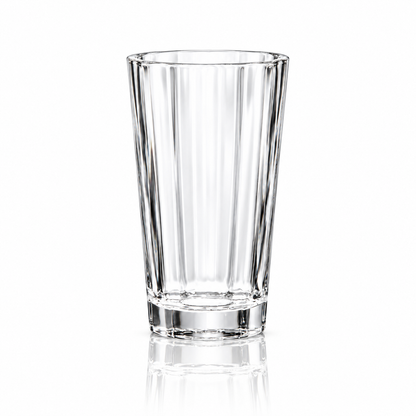 Faceted crystal tumbler