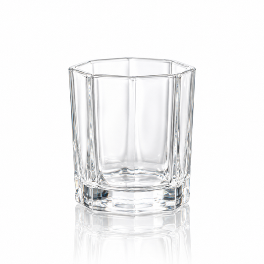 Octagonal crystal tumbler