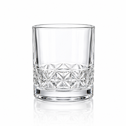 T-214 star-cut old fashioned glass 300 ml on white