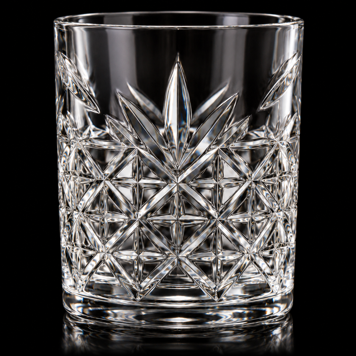 T-226 star cut crystal detail close-up