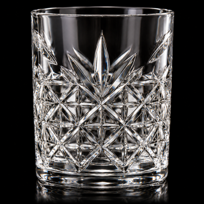 T-226 star cut crystal detail close-up