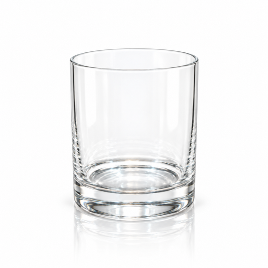 Crystal rocks glass