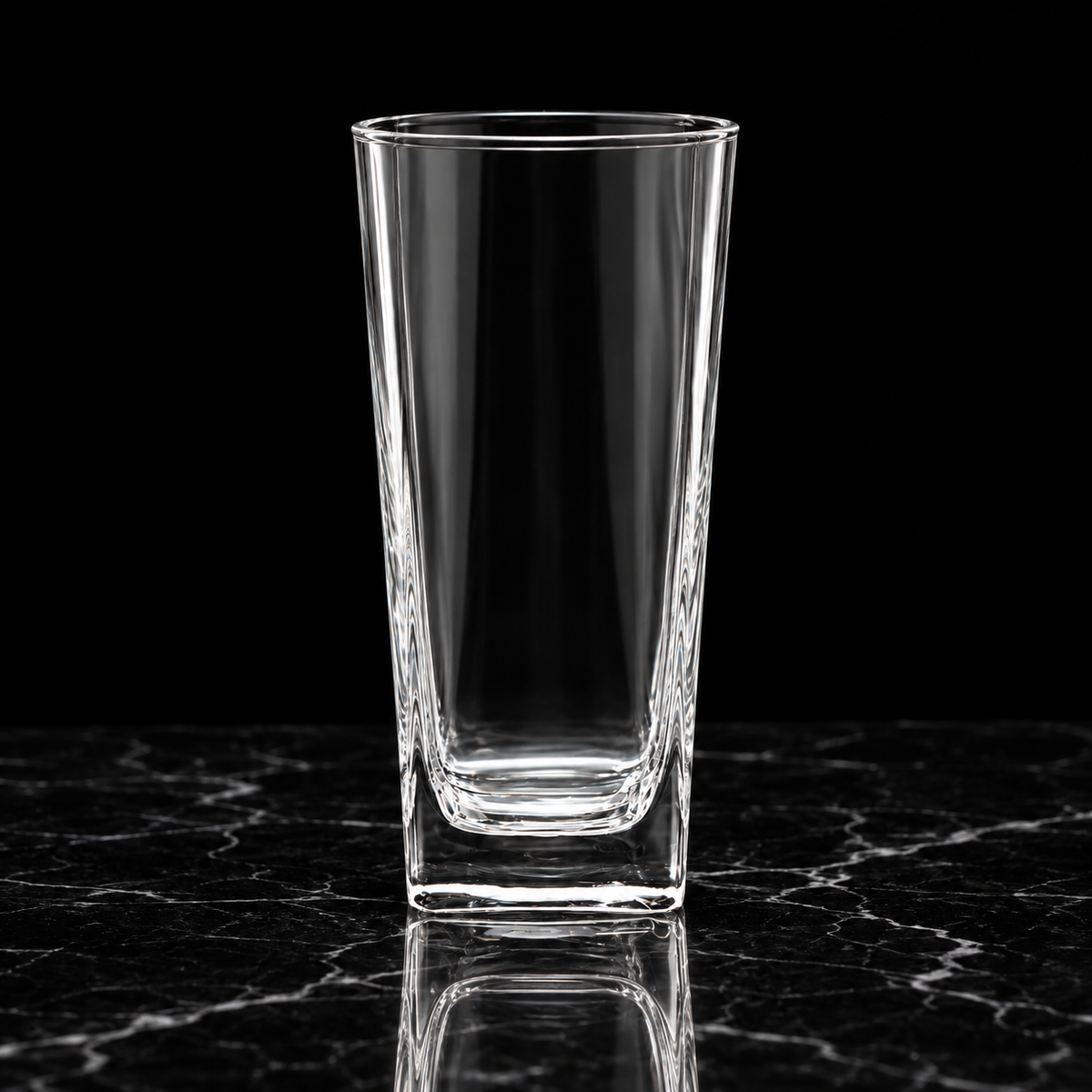 T-303 highball glass on black marble