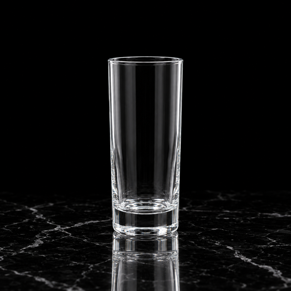 T-305 slim highball glass on black marble