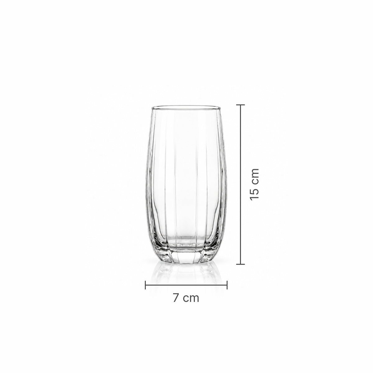 T-417 highball glass dimensions 7 x 15 cm