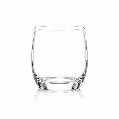 T-501 crystal old fashioned glass 250 ml on white