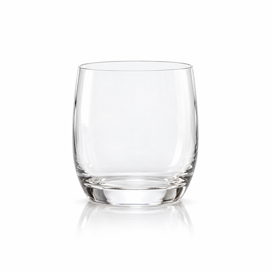 T-501 crystal old fashioned glass 250 ml on white