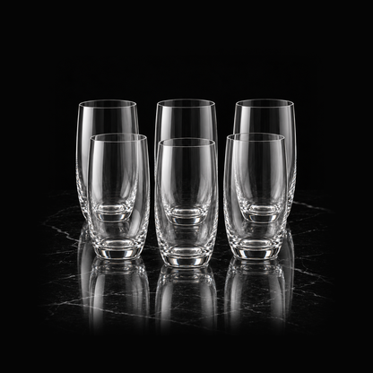 T-503 set of 6 glasses on black marble