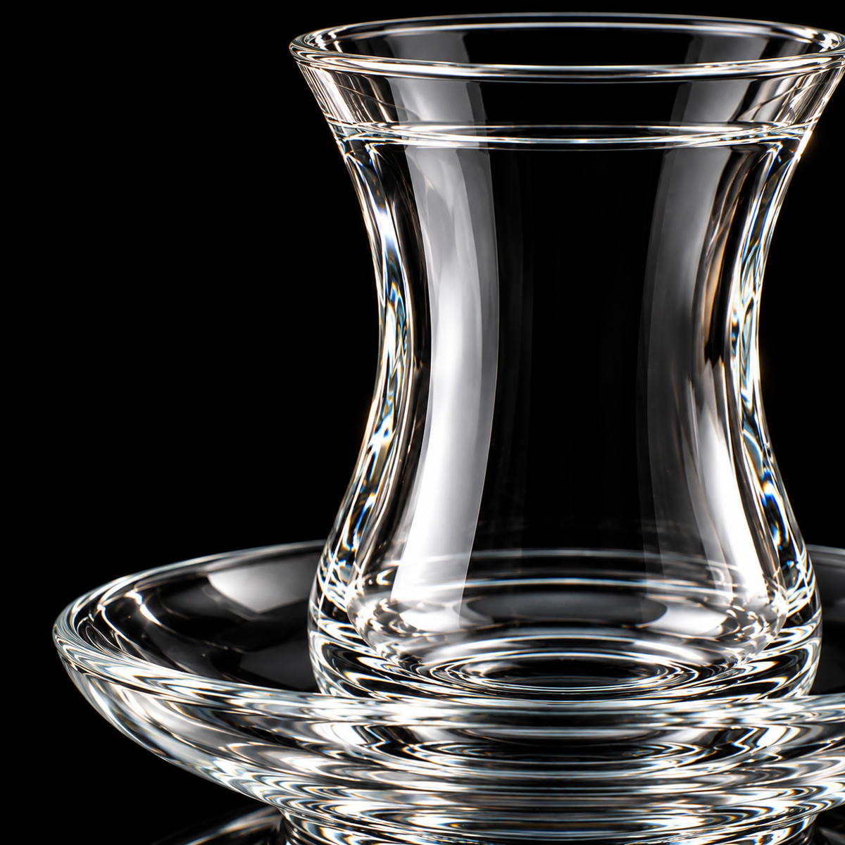 Turkish Tea Glass close-up