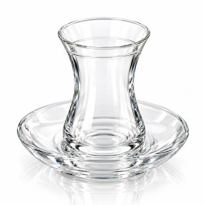 Turkish Tea Glass and saucer