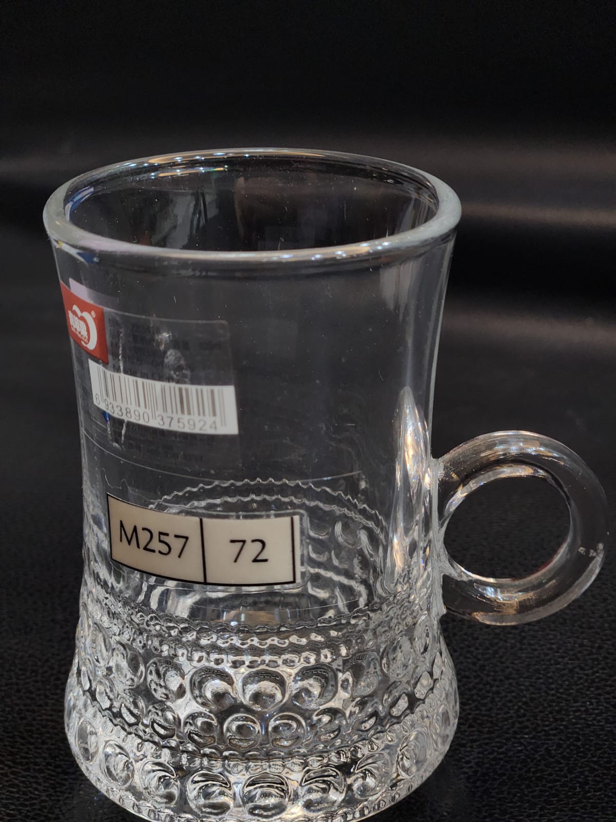 M-257-Glass Mug, Set of 6