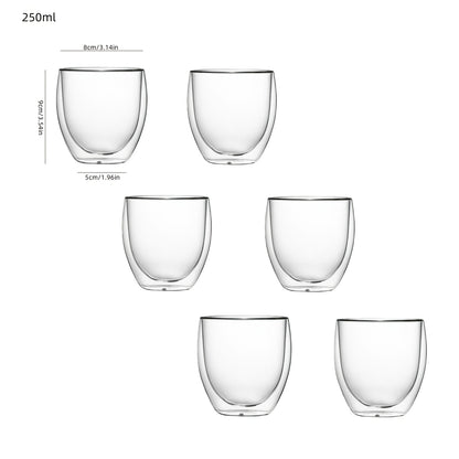 6pcs Double-Wall Egg-Shaped Glass Set 3