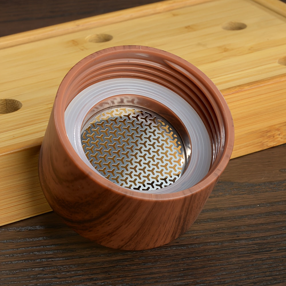 1pc Double-Layer High Borosilicate Glass Cup Men Women Tea Separation Water Cup Women'S High Aesthetic Flower Tea Cup 3
