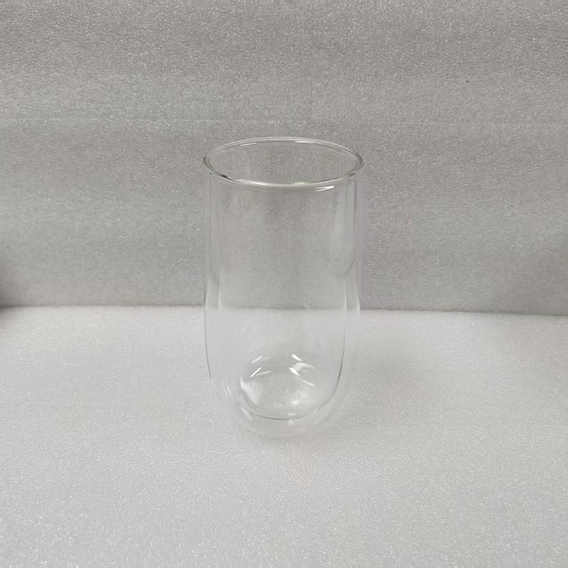 Borosilicate Clear Glass Double Insulated Cups - 250ml/ 8.45oz Reusable Drinkware For Wine