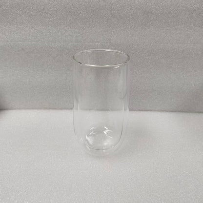 Borosilicate Clear Glass Double Insulated Cups - 250ml/ 8.45oz Reusable Drinkware For Wine