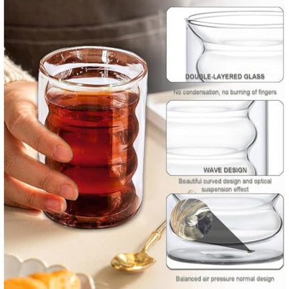 Glass Coffee Mugs Set Of 4 5