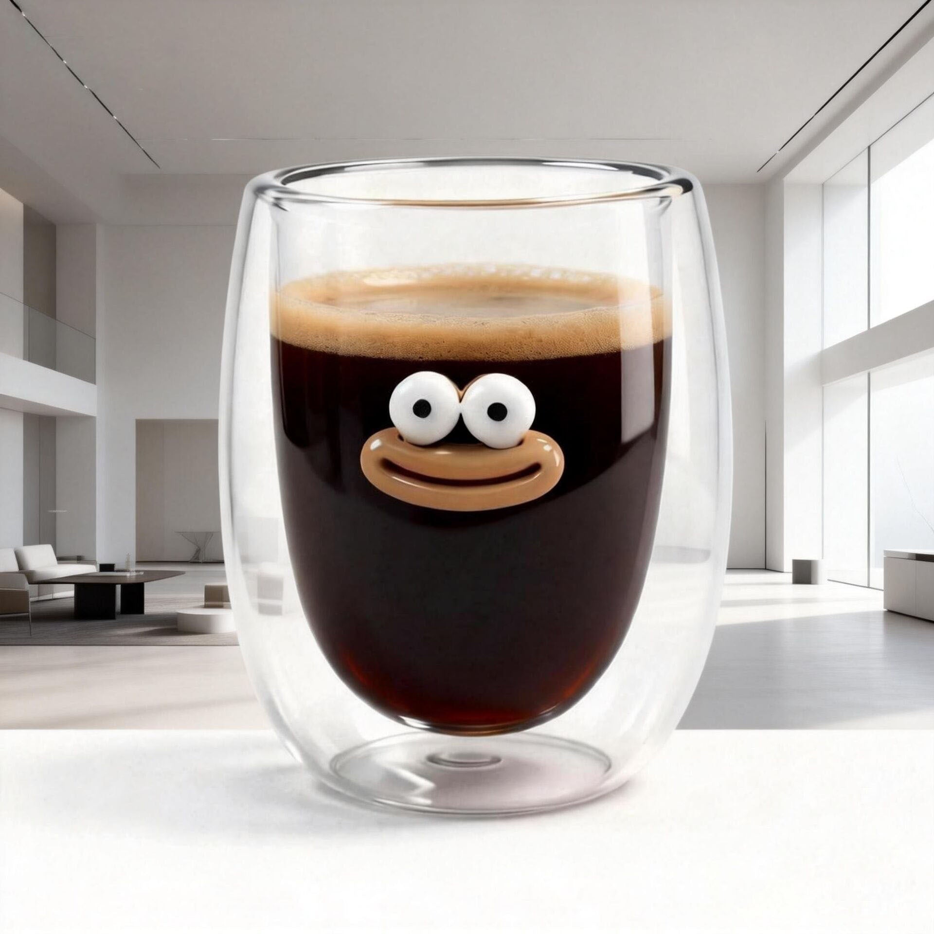 Hand-Blown Double-Wall Glass Tumblers - Insulated 10
