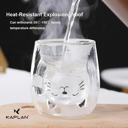 1pc Kaplan Cute Cup - Double-Wall Coffee Mug 4