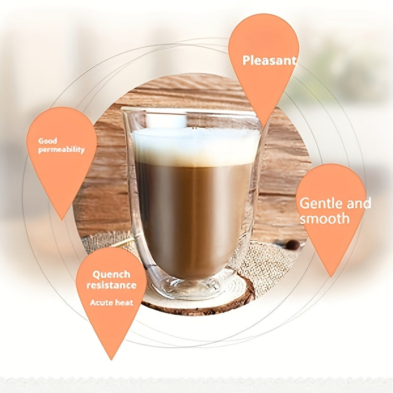 1pc Double-Layer Glass Cup