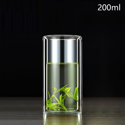 1-10 Double-walled Lidless Glass Cups
