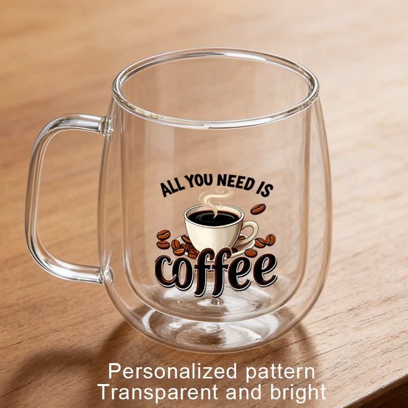 This Includes Three Items: Two Double-Walled Borosilicate Glasses And A Golden Spoon 4
