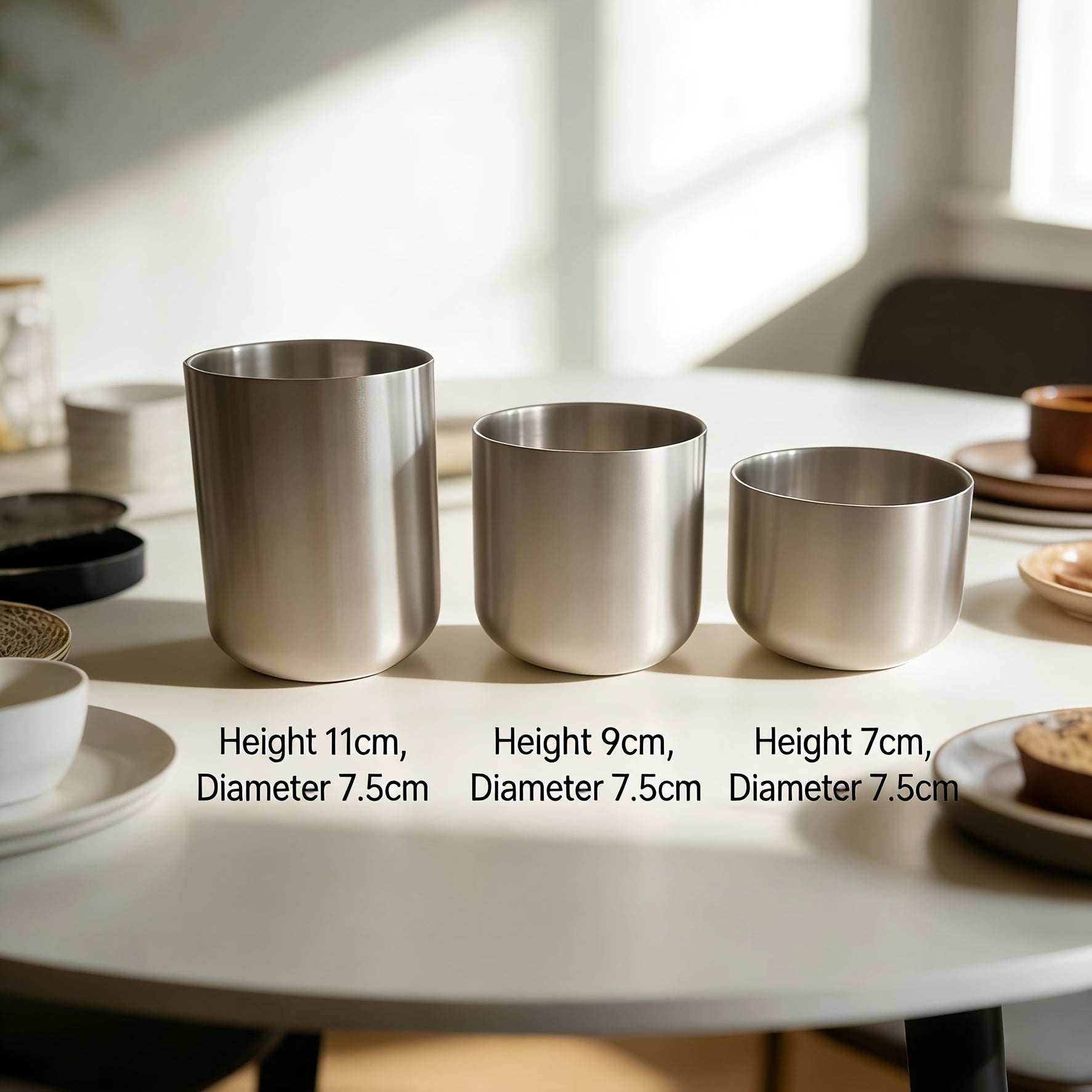 304 Stainless Steel Thickened Double-Wall Insulated Cup 5