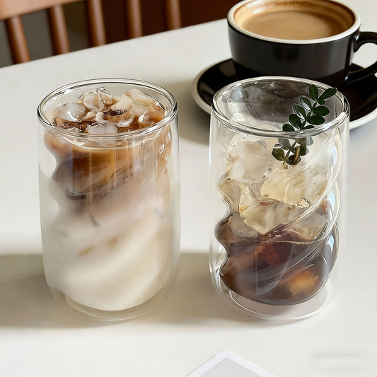4pcs Double-Layer Insulated Glass Coffee Cups 2