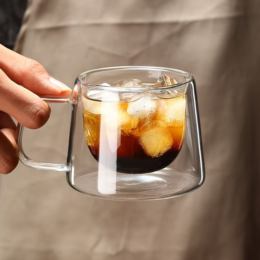 4pcs Double-Wall Heat-Resistant Glass Coffee Cups