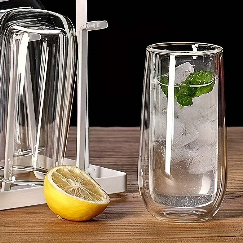 Set Of 4 Transparent Glass Cups 4