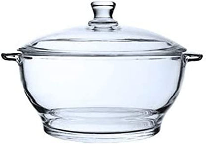 Tempered Glass Casserole with Lid