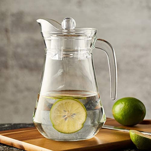 J-703-Glass Jug with Lid