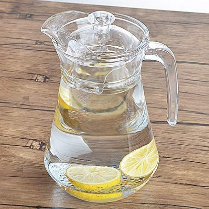 J-703-Glass Jug with Lid