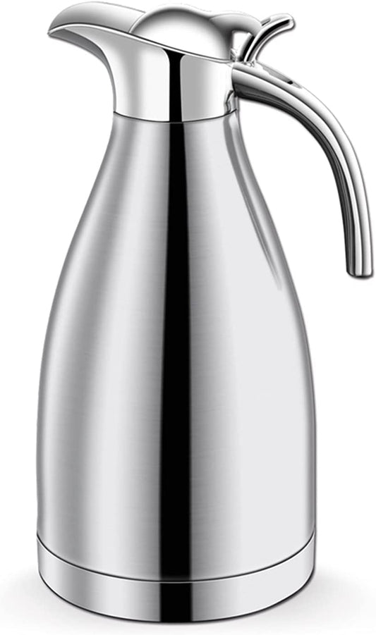 K-202-1 Liter Carafe/Thermos/Flask-Glass Interior- 8 Hours Heat & Cold Retention