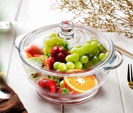 Tempered Glass Casserole with Lid