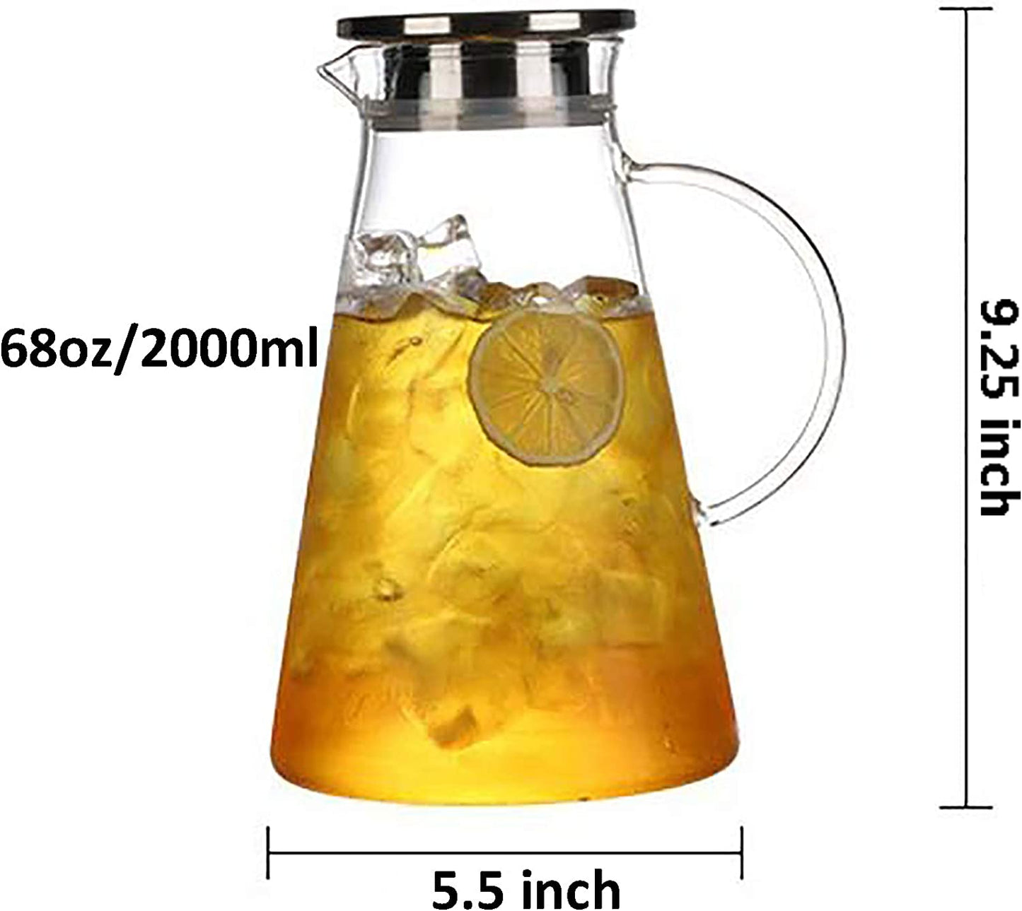 Glass Jug with Lid