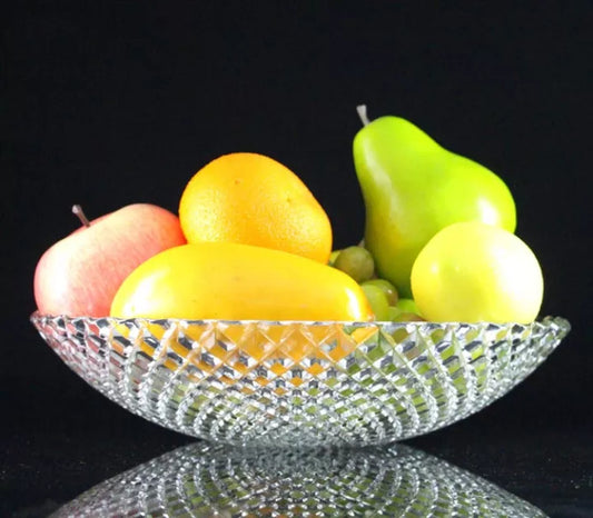 P-220-Crystal Serving Plate/Fruit Plate